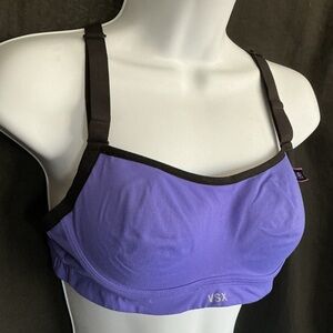 Victoria's Secret Purple Sports Bra with Black Trim
